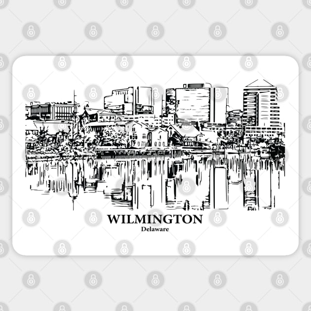 Wilmington - Delaware Sticker by Lakeric